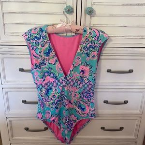 Lilly Pulitzer One Piece Swimsuit. Size 12. Like New!